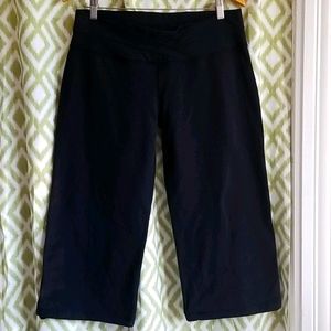 Lululemon Black Capris Wide Leg